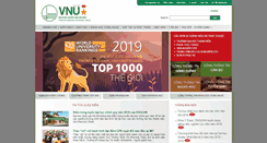 Desktop Screenshot of news.vnu.edu.vn